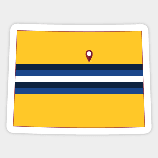 Denver Basketball Sticker